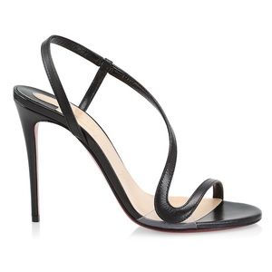Christian Louboutin Rosalie Black Sandal Pump 39.5 / 8.5